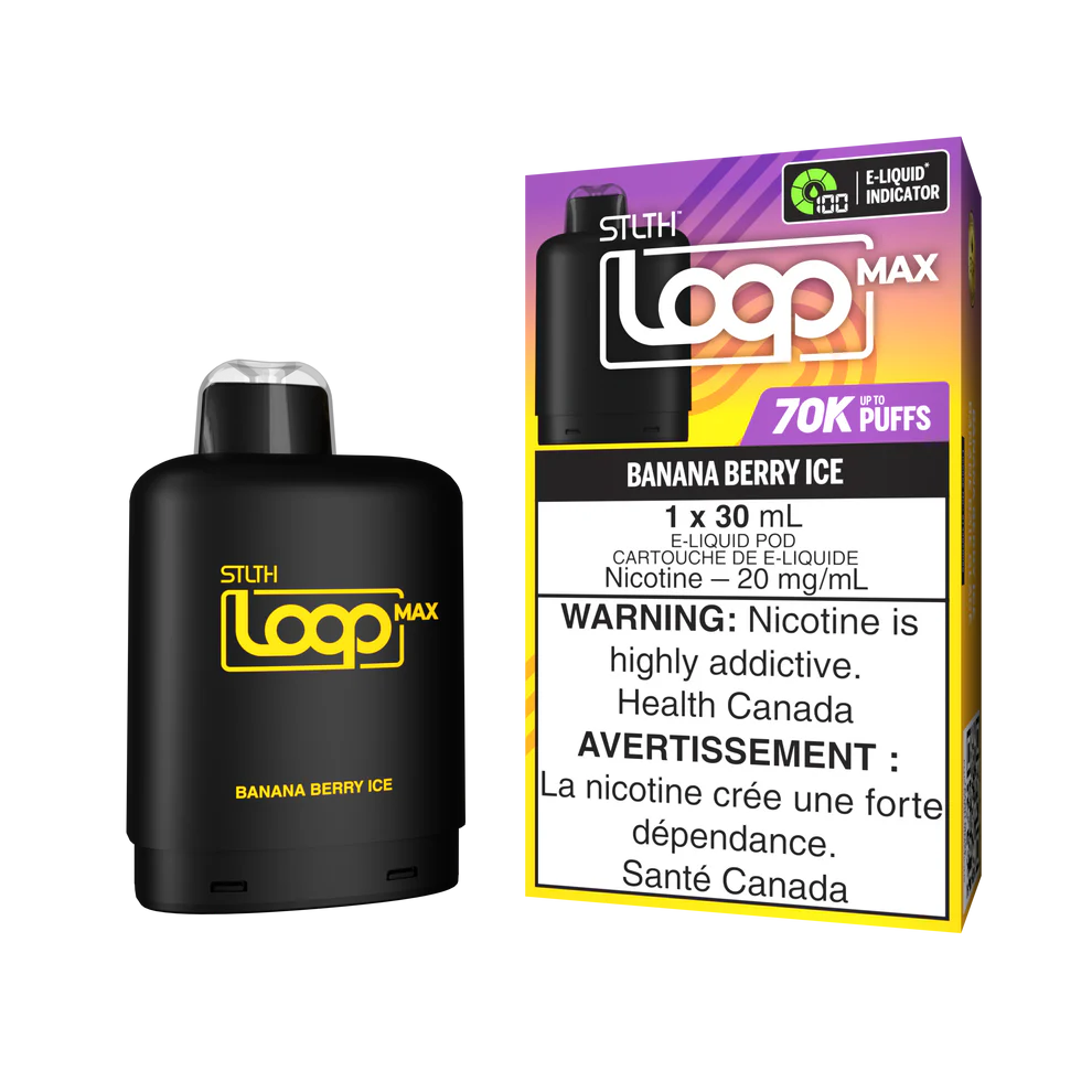 STLTH LOOP 70K POD - BANANA BERRY ICE
