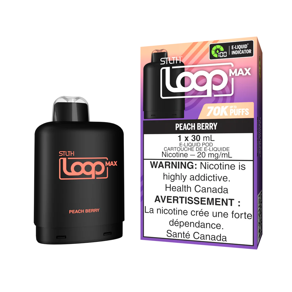 STLTH LOOP 70K POD - PEACH BERRY