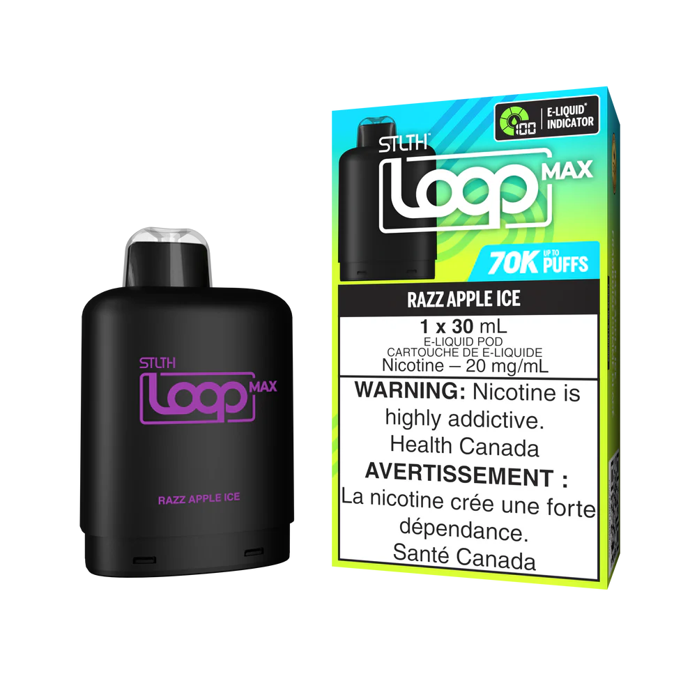 STLTH LOOP 70K POD - RAZZ APPLE ICE