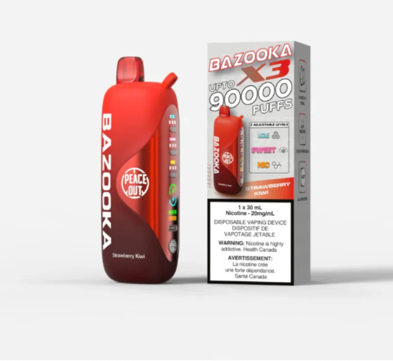 BAZOOKA 90K - STRAWBERRY KIWI