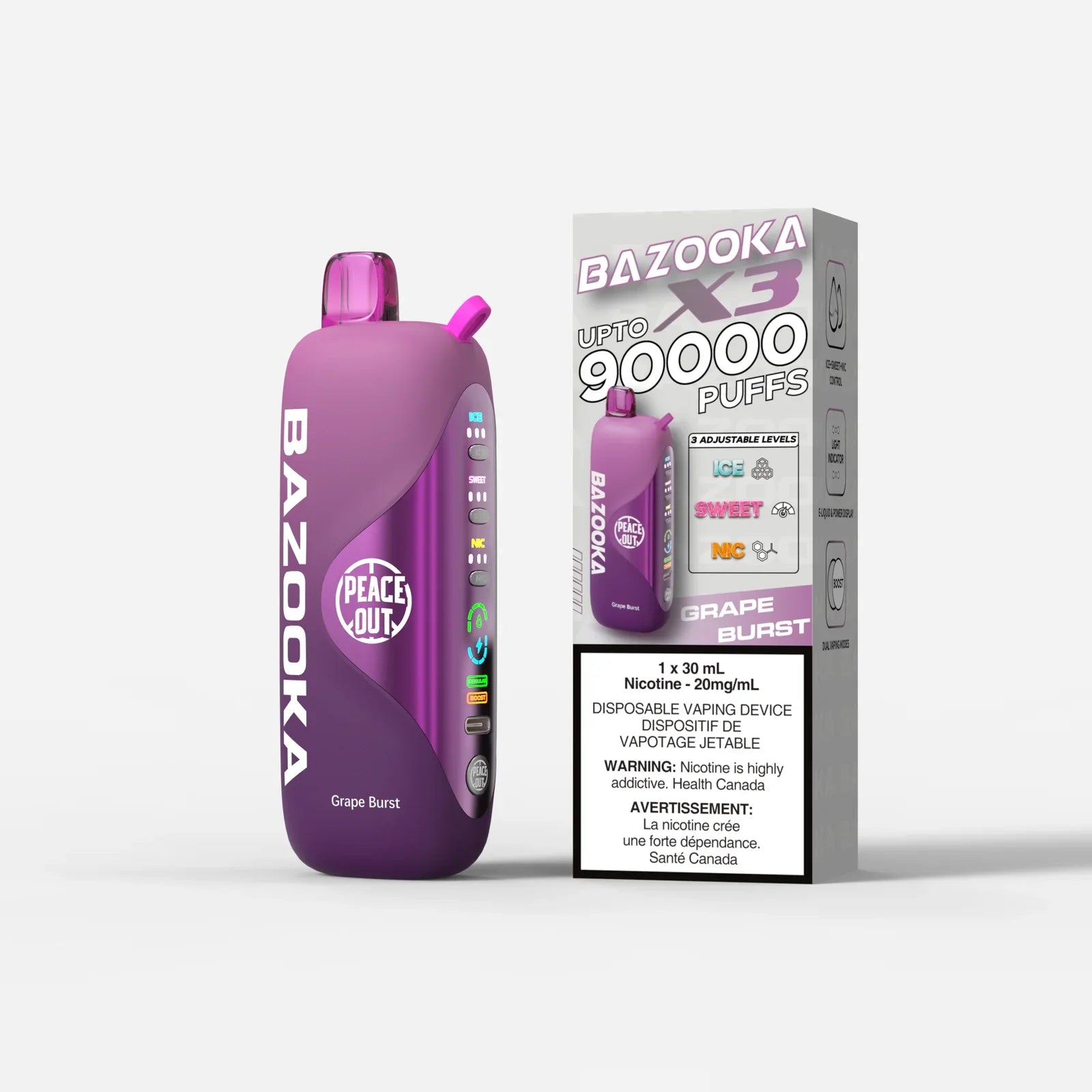 BAZOOKA 90K - GRAPE BURST
