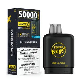 FLAVOUR BEAST G2 ULTRA POD 50K - BUSSIN BANANA
