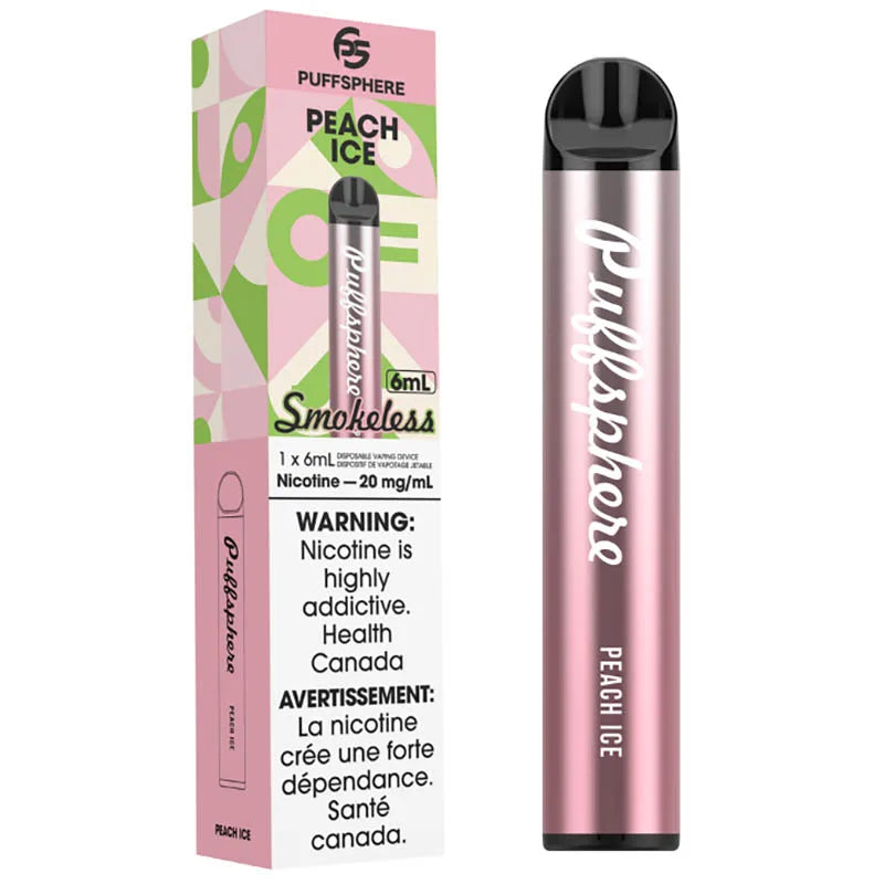 PUFFSPHERE SMOKELESS - PEACH ICE