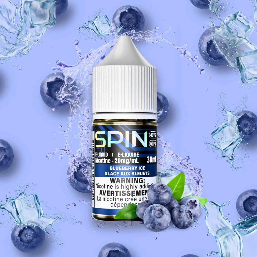 SPIN E-LIQUID - BLUEBERRY ICE