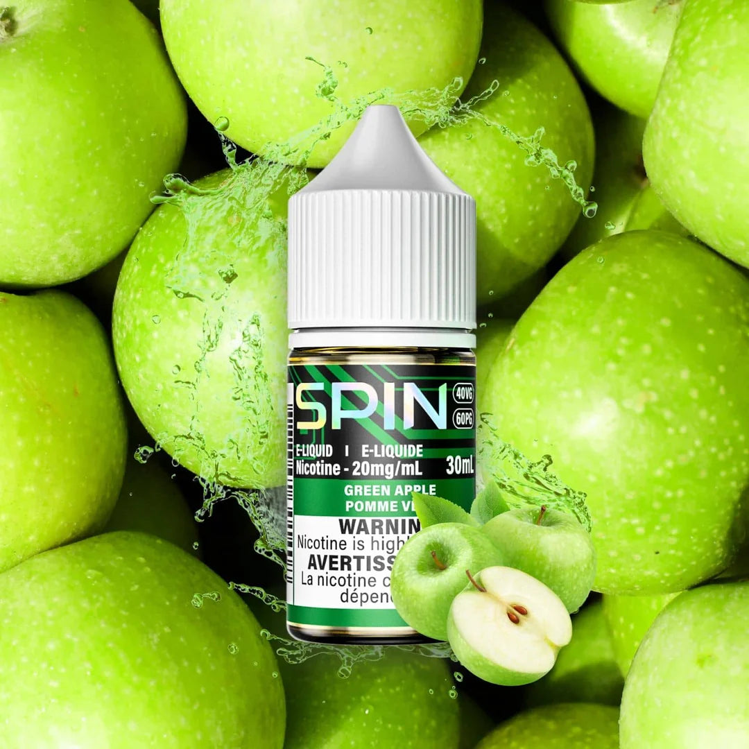 SPIN E-LIQUID - GREEN APPLE