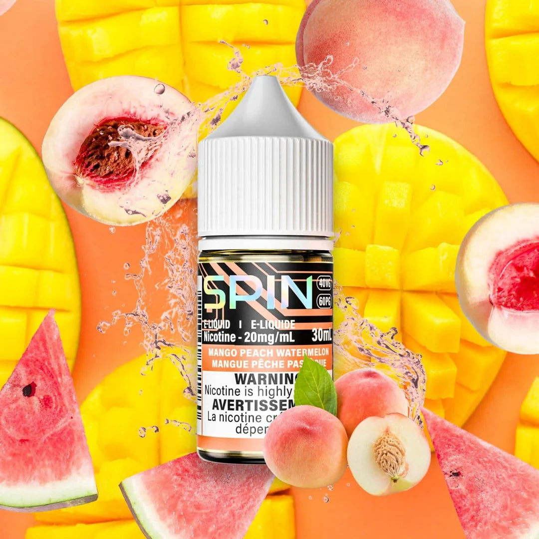 SPIN E-LIQUID - MANGO PEACH WATERMELON