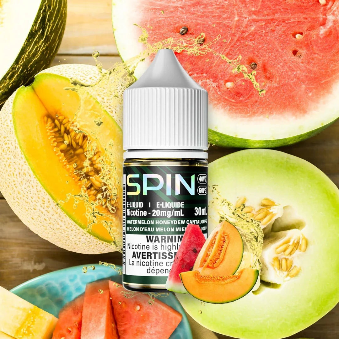 SPIN E-LIQUID - WATERMELON HONEYDEW CANTALOUPE