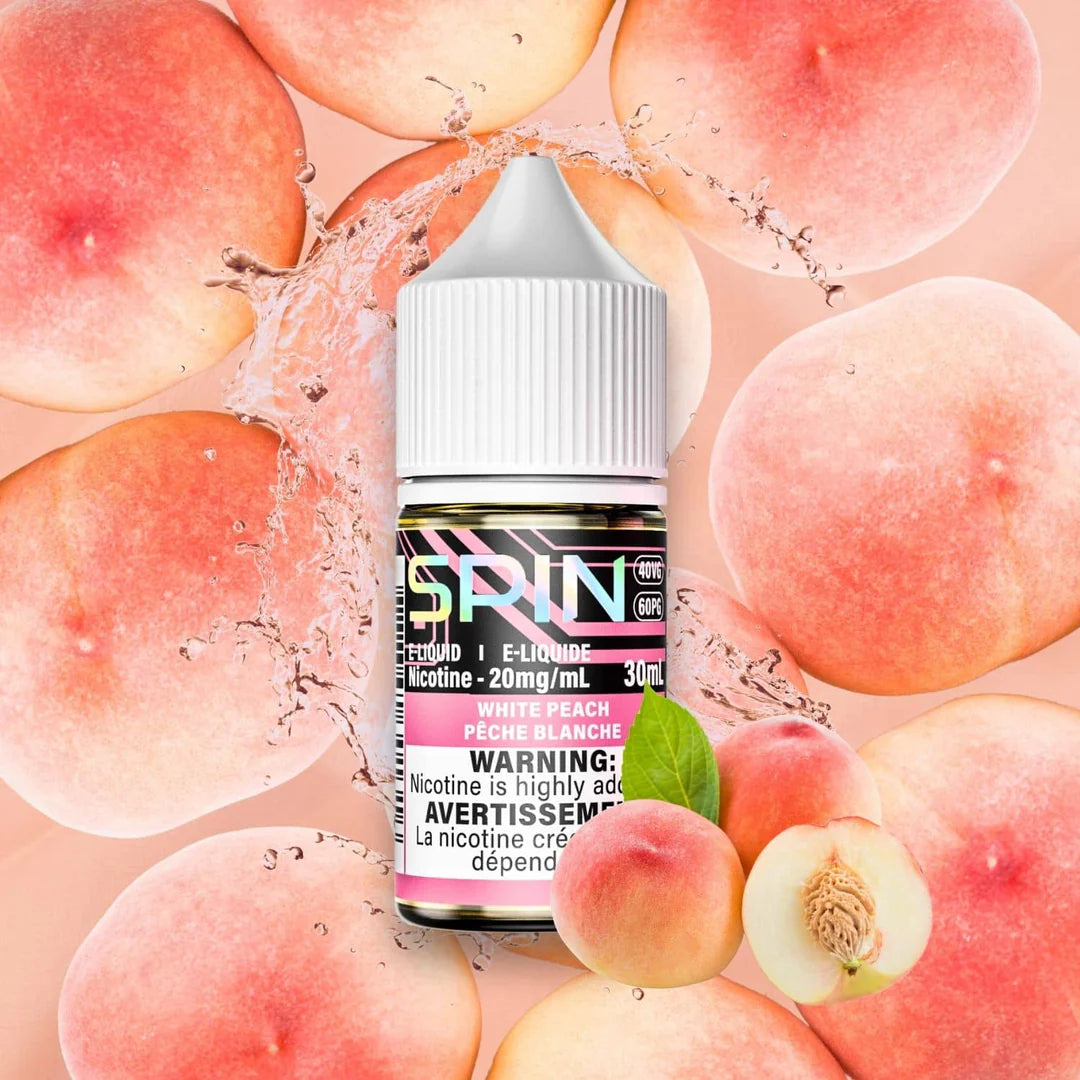 SPIN E-LIQUID - WHITE PEACH